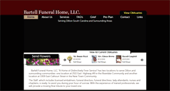 Desktop Screenshot of bartellsfuneralhomellc.com